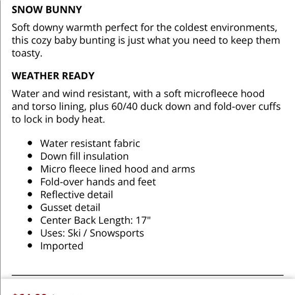 Columbia Snow Suit - Picture 7 of 8